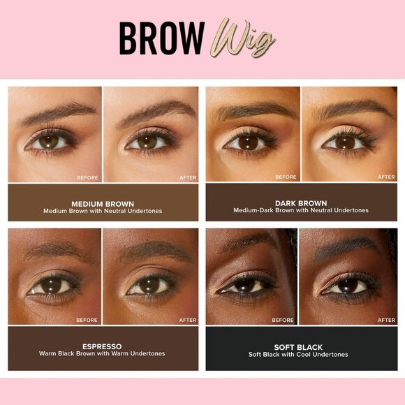 Too Faced: Brow Wig: Medium Brown *discontinued* - Picture 2 of 5